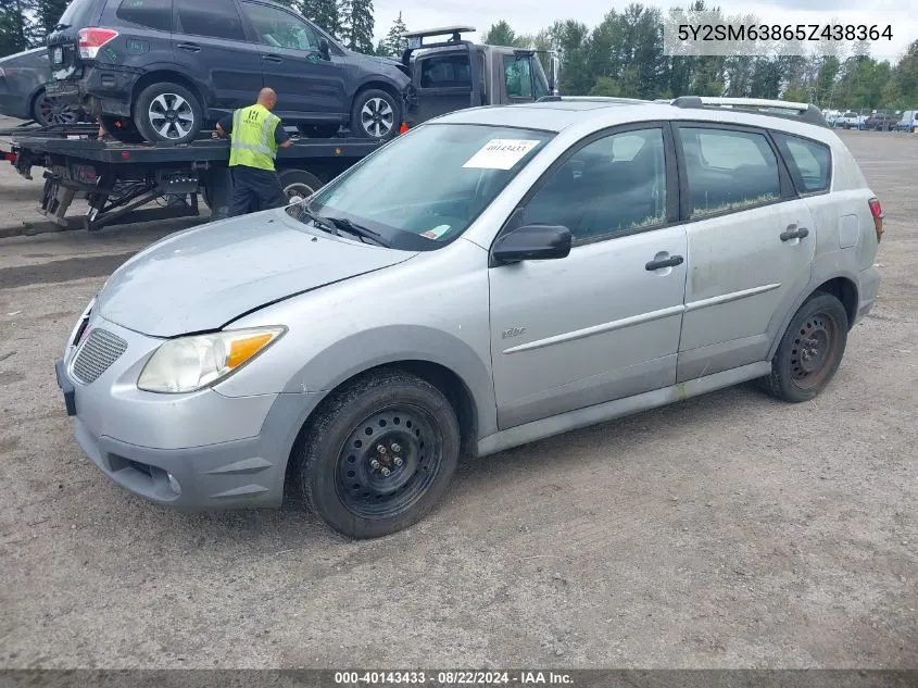 5Y2SM63865Z438364 2005 Pontiac Vibe