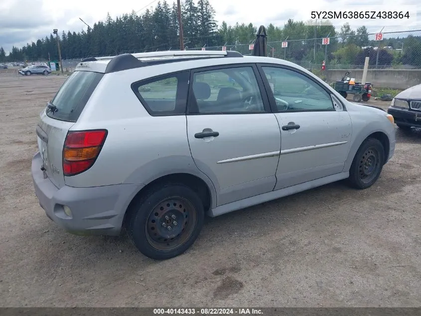 5Y2SM63865Z438364 2005 Pontiac Vibe