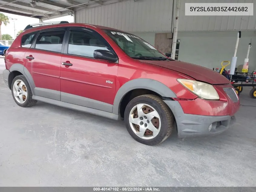 5Y2SL63835Z442682 2005 Pontiac Vibe