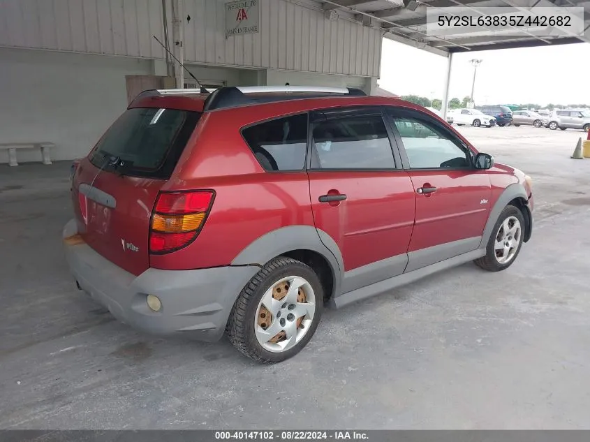 5Y2SL63835Z442682 2005 Pontiac Vibe