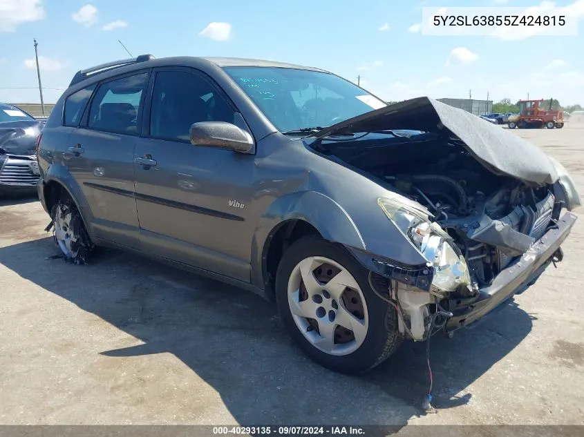 5Y2SL63855Z424815 2005 Pontiac Vibe