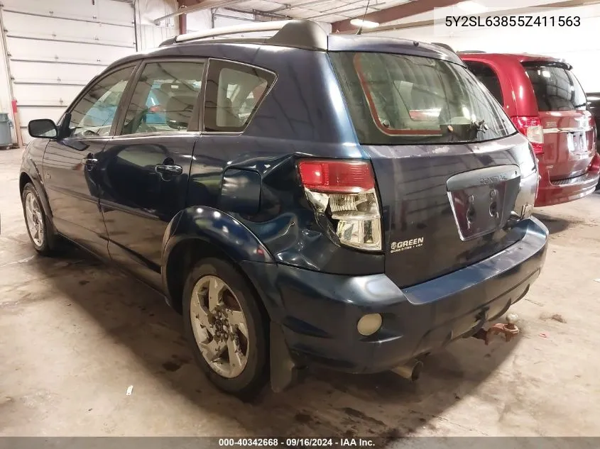 5Y2SL63855Z411563 2005 Pontiac Vibe