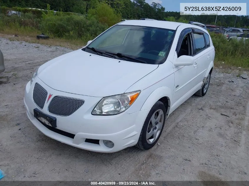 5Y2SL638X5Z426009 2005 Pontiac Vibe