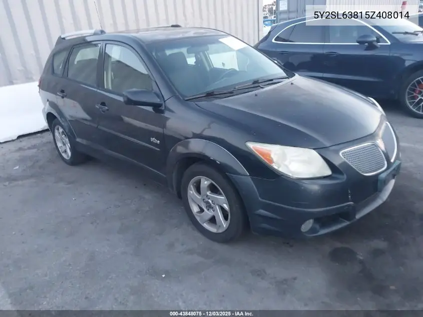 5Y2SL63815Z408014 2005 Pontiac Vibe