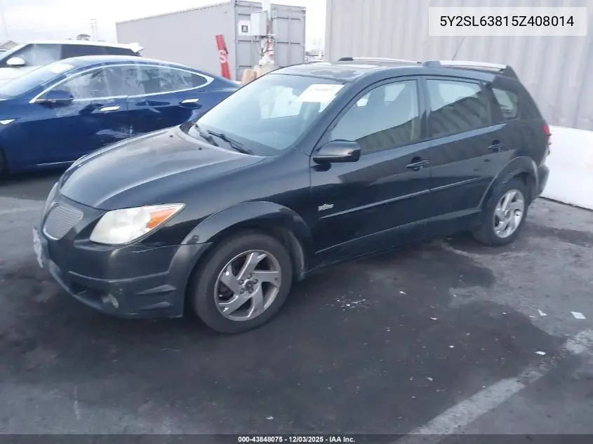 5Y2SL63815Z408014 2005 Pontiac Vibe