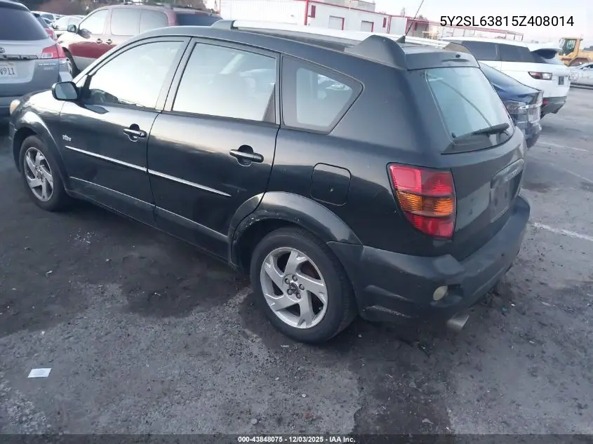5Y2SL63815Z408014 2005 Pontiac Vibe