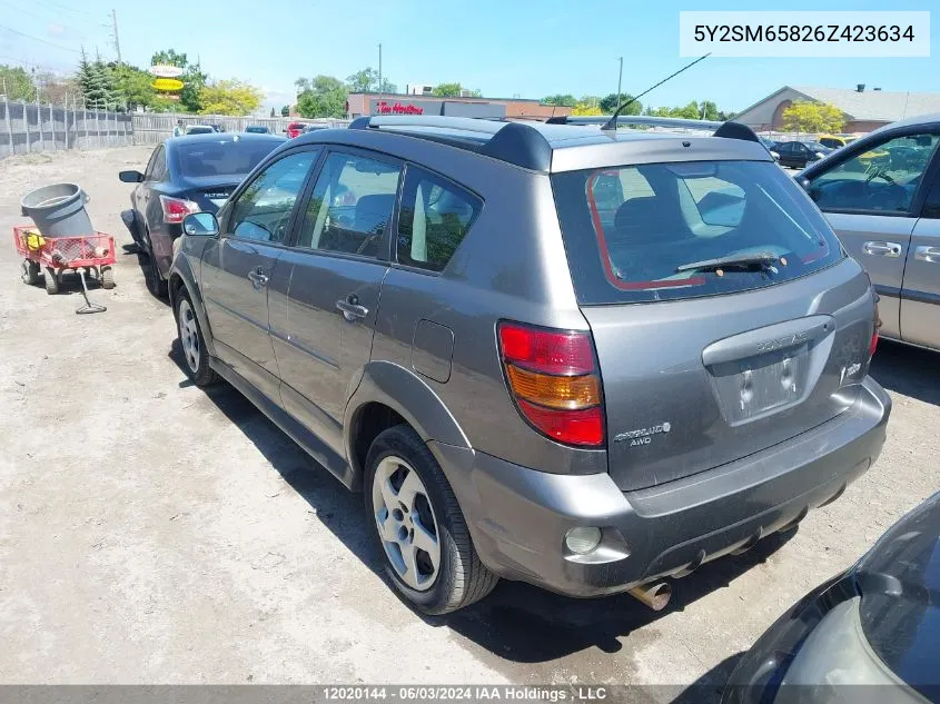 5Y2SM65826Z423634 2006 Pontiac Vibe