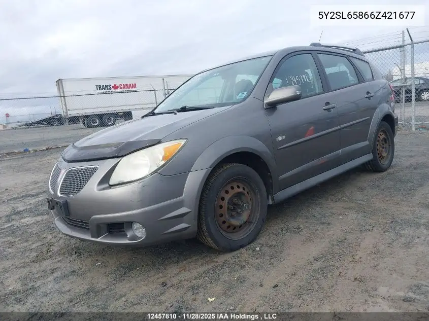 5Y2SL65866Z421677 2006 Pontiac Vibe
