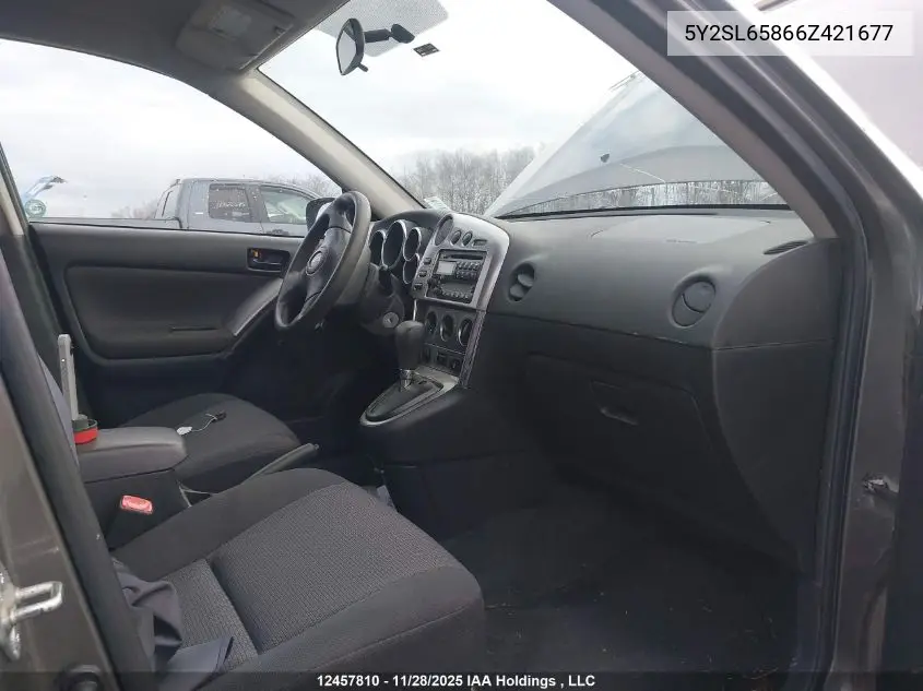 5Y2SL65866Z421677 2006 Pontiac Vibe