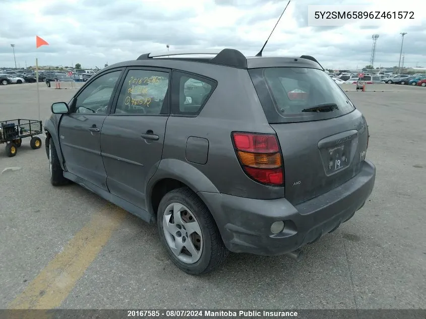 5Y2SM65896Z461572 2006 Pontiac Vibe