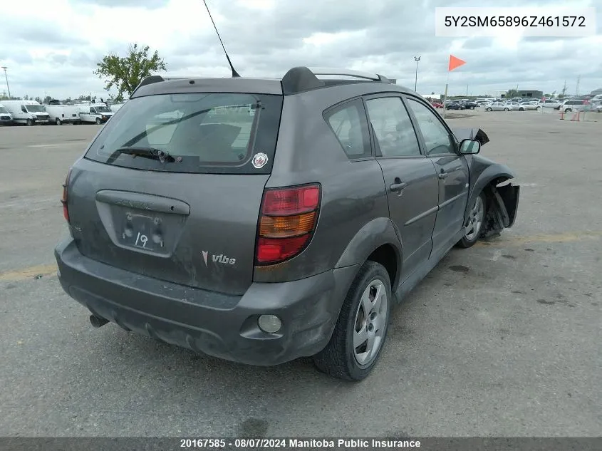 5Y2SM65896Z461572 2006 Pontiac Vibe