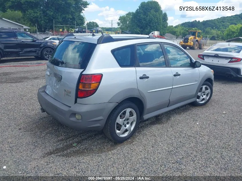 5Y2SL658X6Z413548 2006 Pontiac Vibe