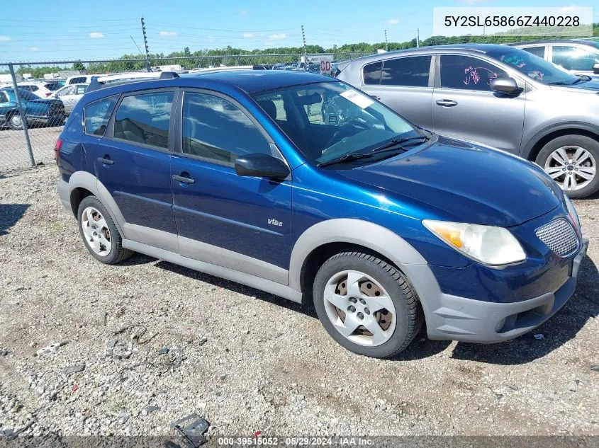 5Y2SL65866Z440228 2006 Pontiac Vibe