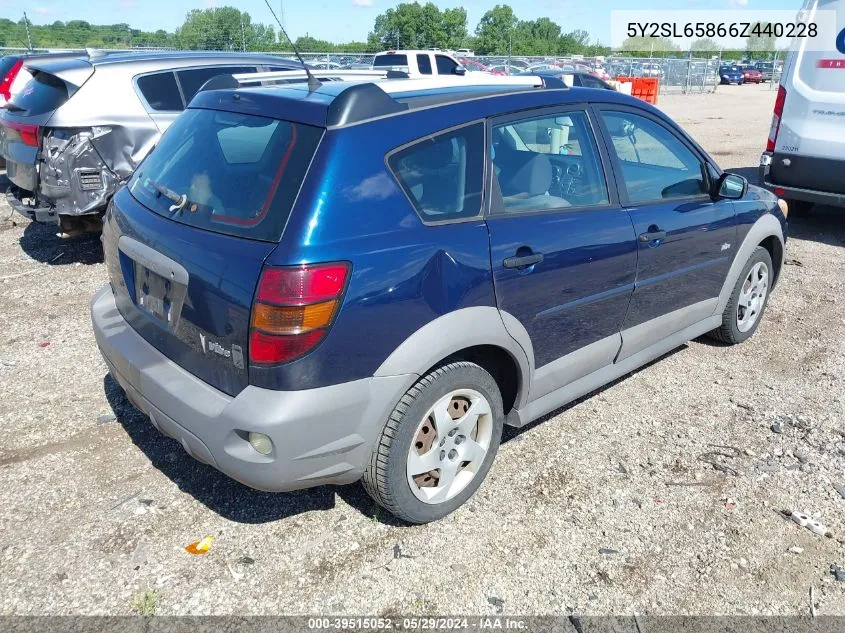 5Y2SL65866Z440228 2006 Pontiac Vibe