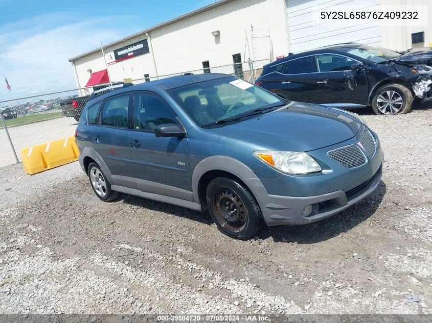 5Y2SL65876Z409232 2006 Pontiac Vibe