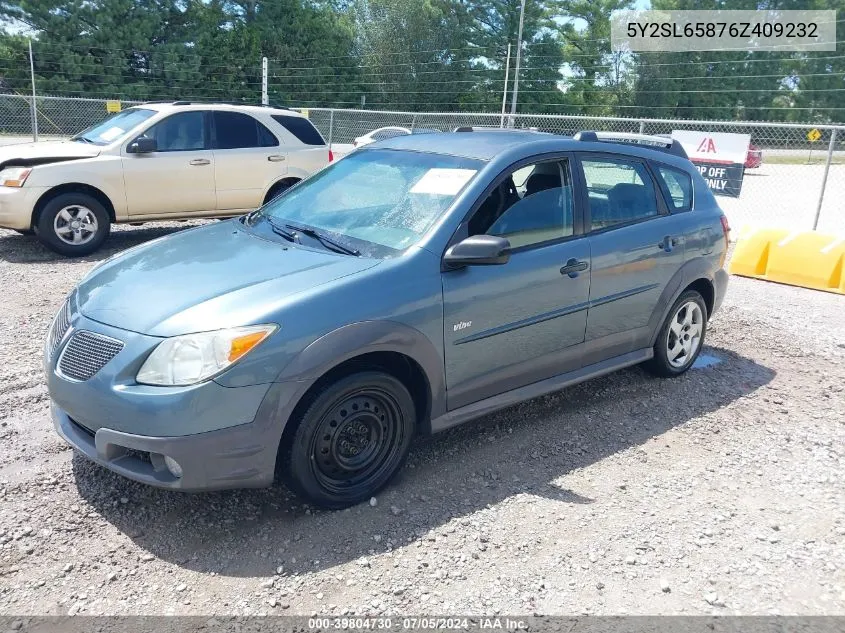 5Y2SL65876Z409232 2006 Pontiac Vibe