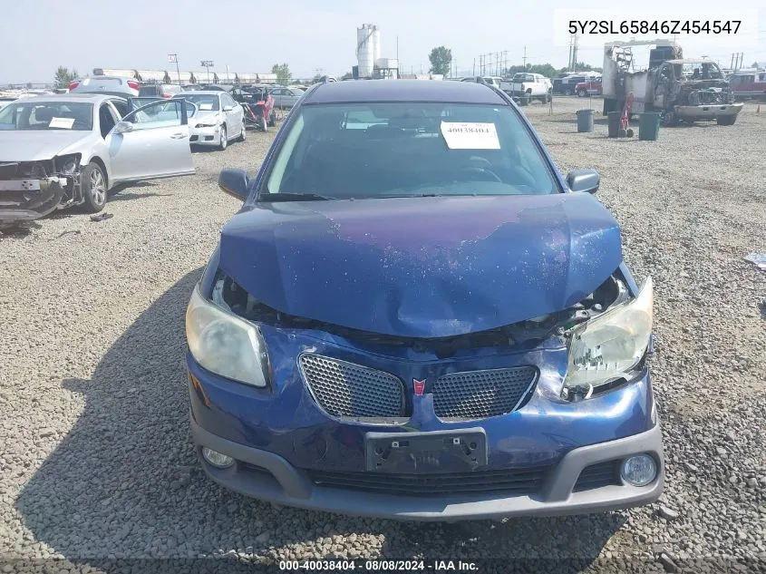 5Y2SL65846Z454547 2006 Pontiac Vibe