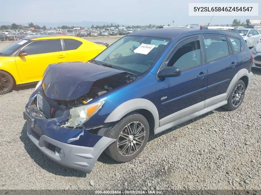 5Y2SL65846Z454547 2006 Pontiac Vibe