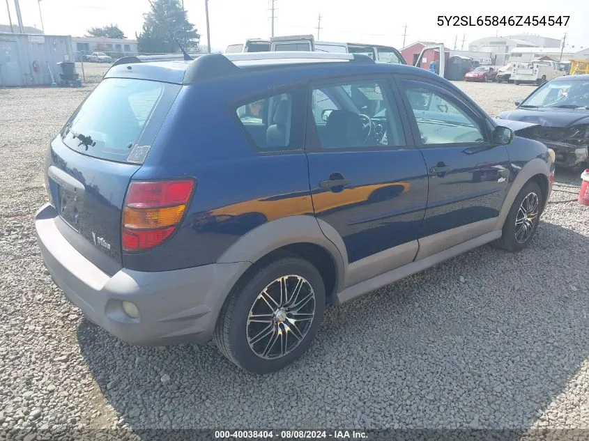 5Y2SL65846Z454547 2006 Pontiac Vibe