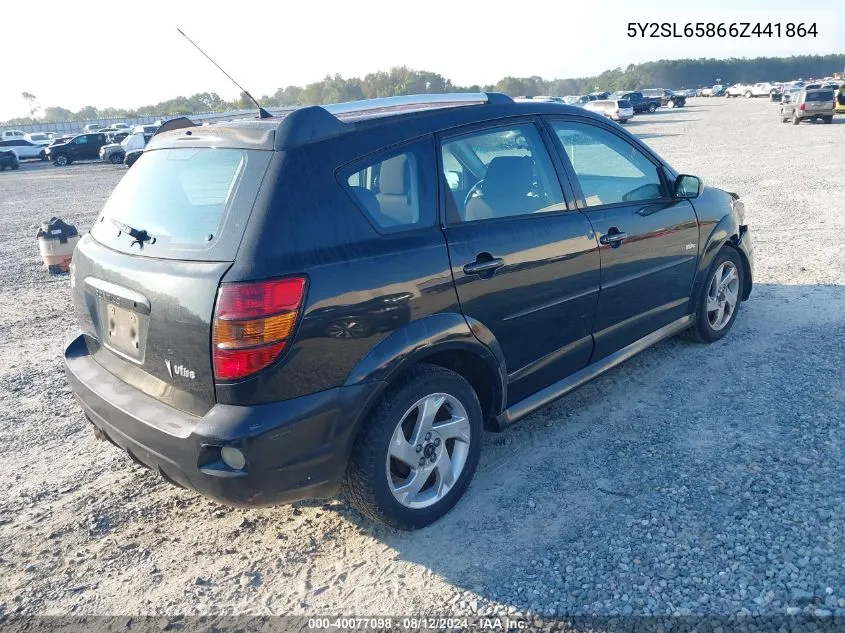 5Y2SL65866Z441864 2006 Pontiac Vibe