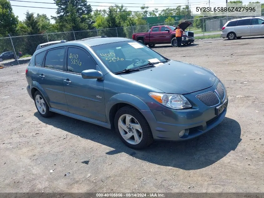 5Y2SL65886Z427996 2006 Pontiac Vibe