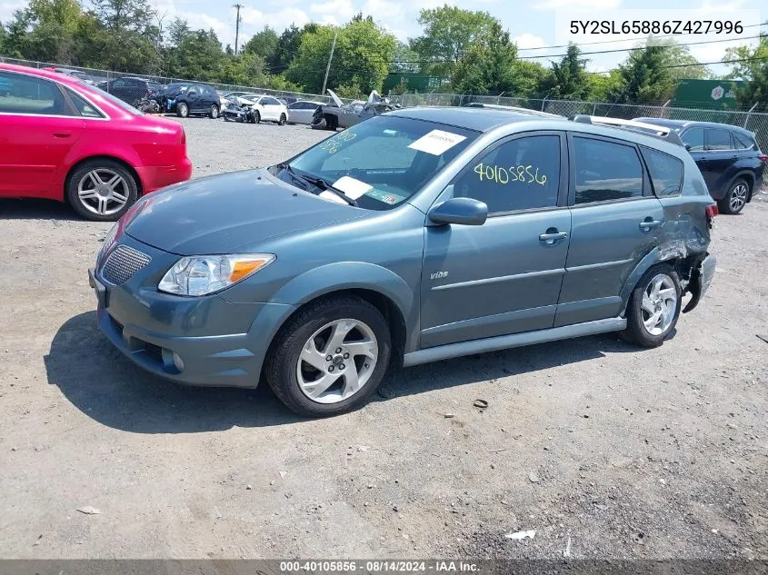 5Y2SL65886Z427996 2006 Pontiac Vibe