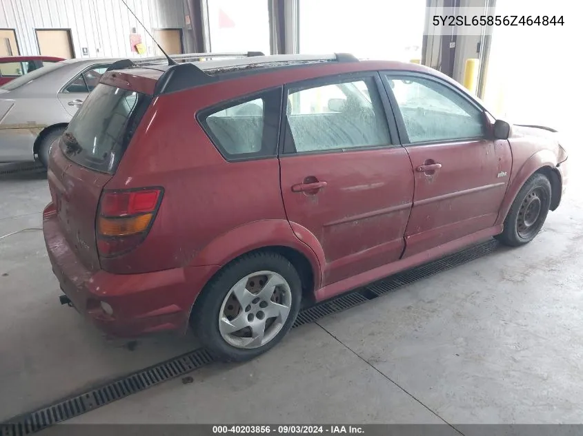 2006 Pontiac Vibe VIN: 5Y2SL65856Z464844 Lot: 40203856