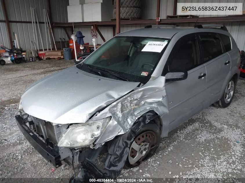 5Y2SL65836Z437447 2006 Pontiac Vibe