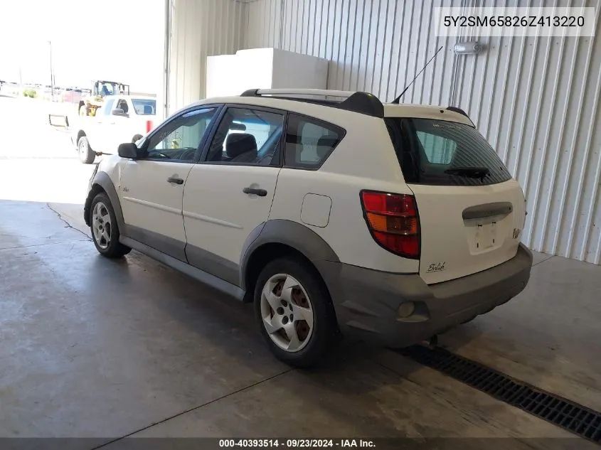 5Y2SM65826Z413220 2006 Pontiac Vibe