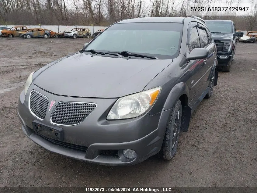 5Y2SL65837Z429947 2007 Pontiac Vibe