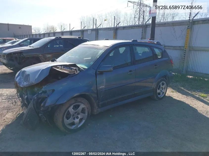 5Y2SL65897Z406656 2007 Pontiac Vibe