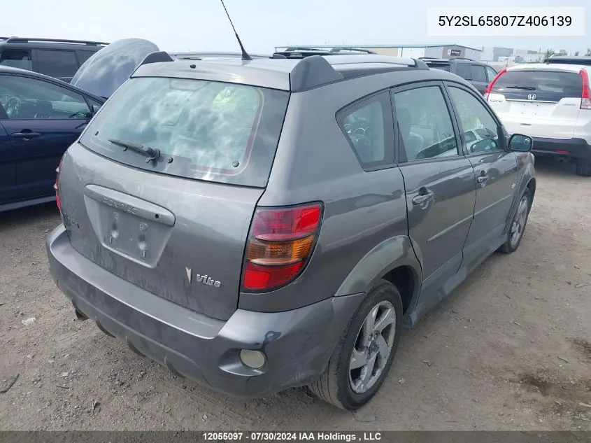 5Y2SL65807Z406139 2007 Pontiac Vibe