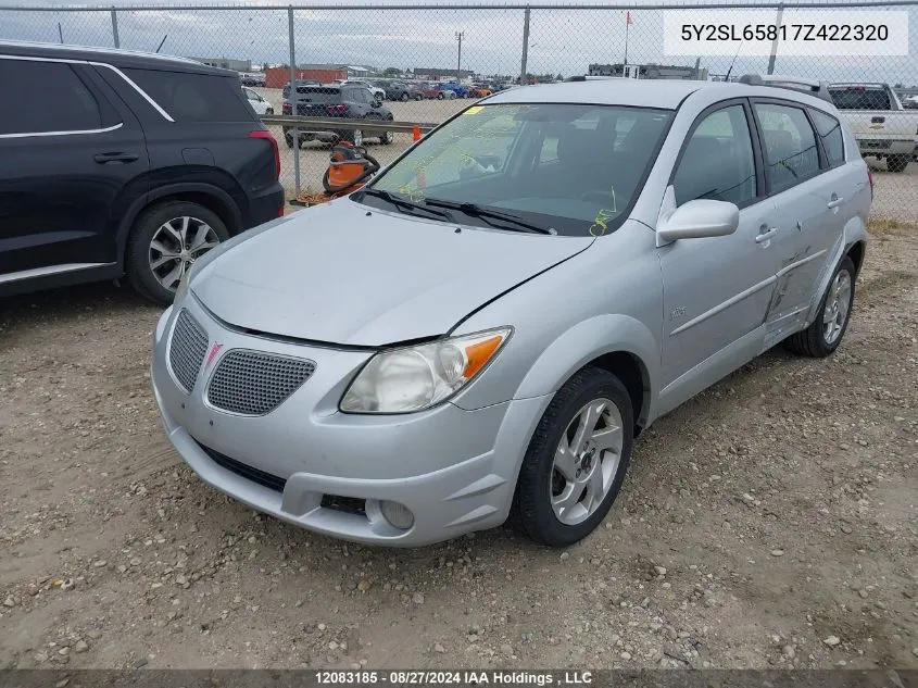 5Y2SL65817Z422320 2007 Pontiac Vibe