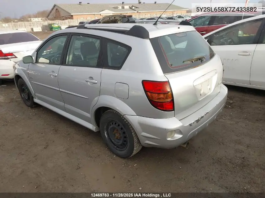 5Y2SL658X7Z433882 2007 Pontiac Vibe
