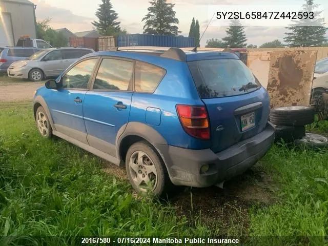 5Y2SL65847Z442593 2007 Pontiac Vibe