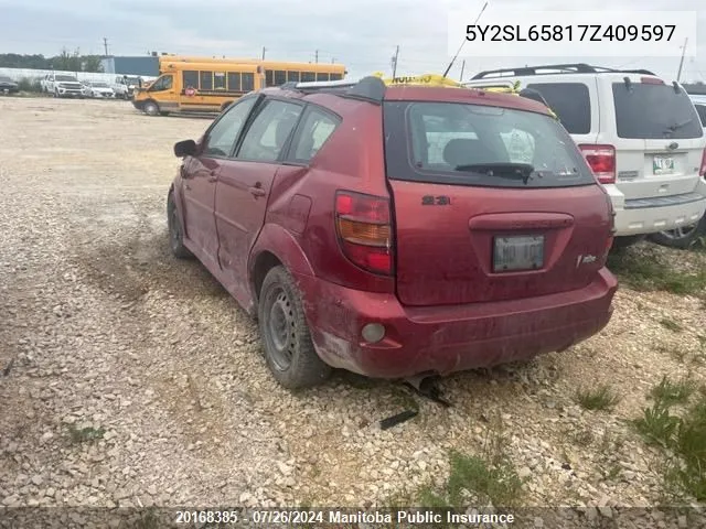 5Y2SL65817Z409597 2007 Pontiac Vibe