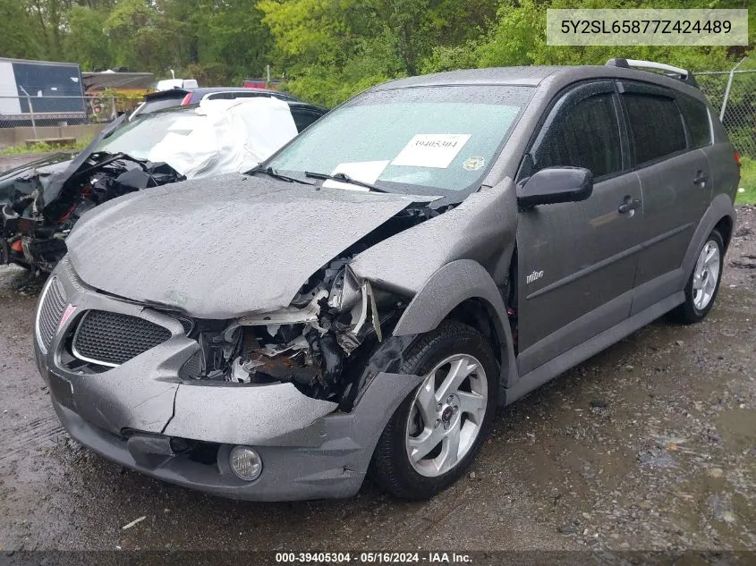 5Y2SL65877Z424489 2007 Pontiac Vibe