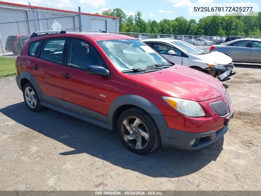 5Y2SL67817Z425277 2007 Pontiac Vibe