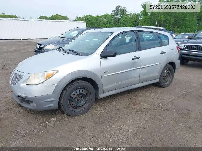 5Y2SL65857Z428203 2007 Pontiac Vibe