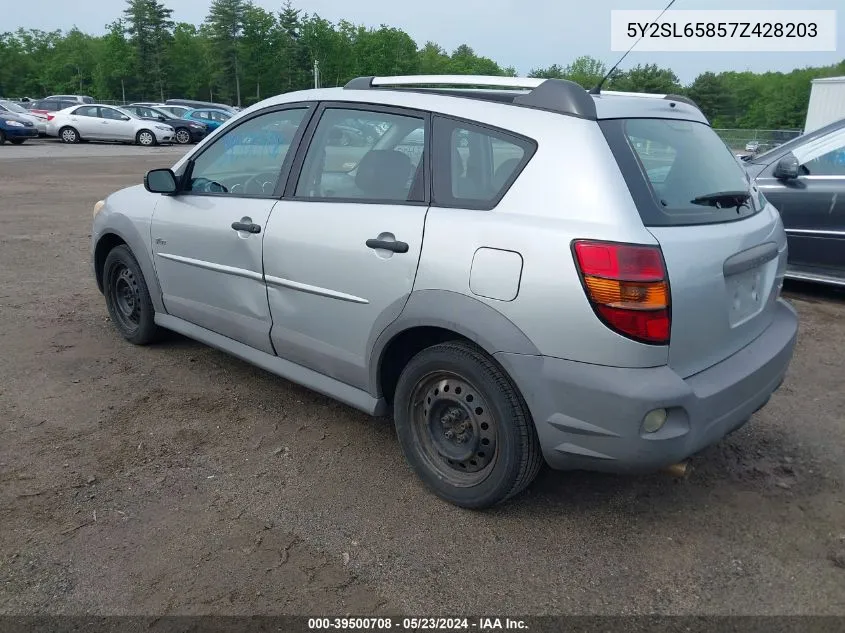 5Y2SL65857Z428203 2007 Pontiac Vibe