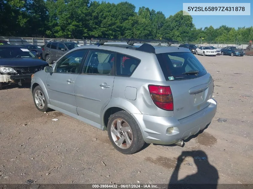 5Y2SL65897Z431878 2007 Pontiac Vibe