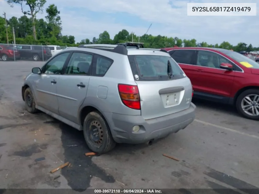 5Y2SL65817Z419479 2007 Pontiac Vibe