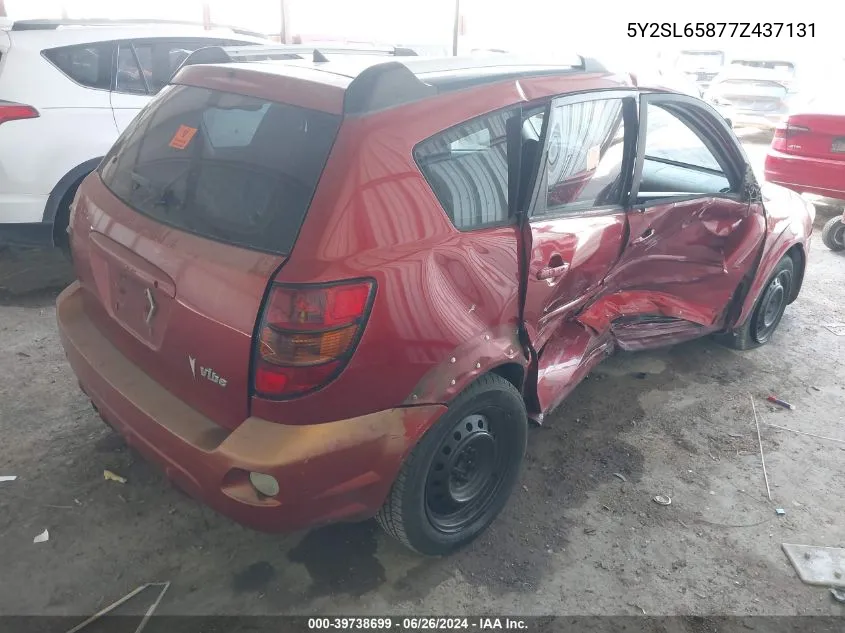 5Y2SL65877Z437131 2007 Pontiac Vibe