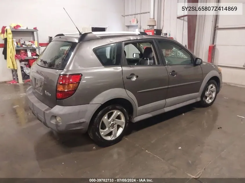 5Y2SL65807Z414869 2007 Pontiac Vibe