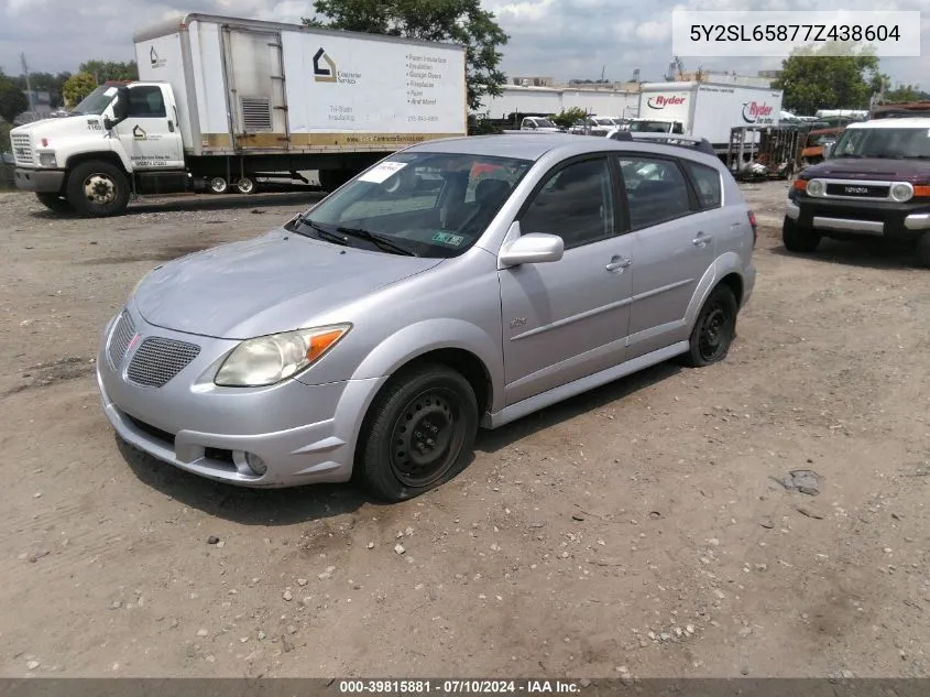 5Y2SL65877Z438604 2007 Pontiac Vibe