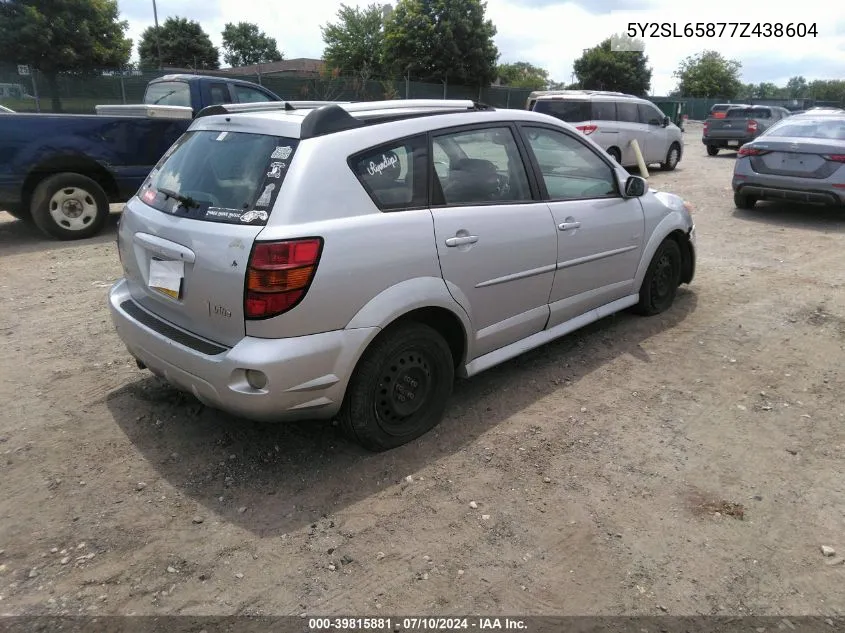 5Y2SL65877Z438604 2007 Pontiac Vibe