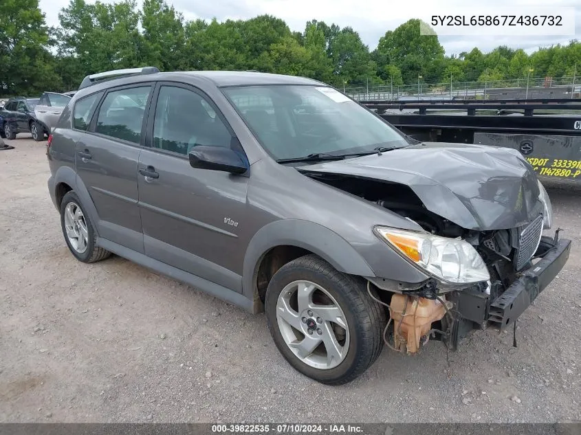 5Y2SL65867Z436732 2007 Pontiac Vibe