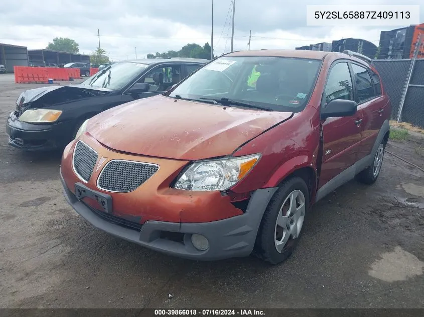 5Y2SL65887Z409113 2007 Pontiac Vibe