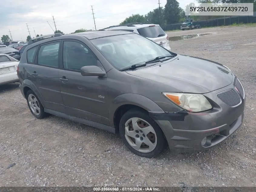 5Y2SL65837Z439720 2007 Pontiac Vibe