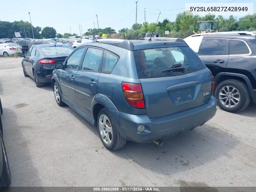 5Y2SL65827Z428949 2007 Pontiac Vibe